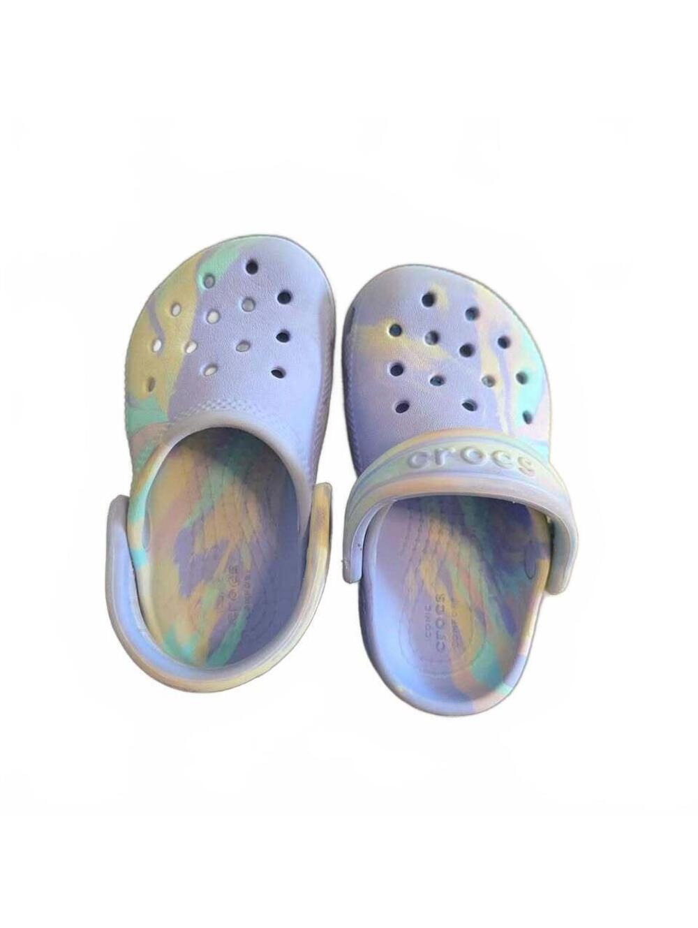 Crocs Classic Marbled Clogs Kids Size 7 Iconic Comfort